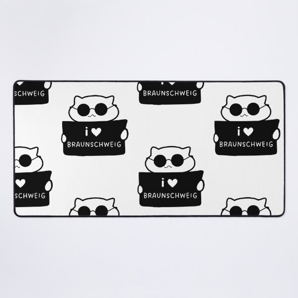 Item preview, I LOVE BRAUNSCHWEIG | Cute Cat Illustration | Handwritten-style Font designed and sold by RM-Journey.