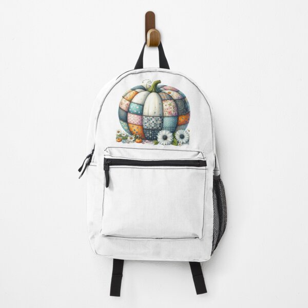 Item preview, Patchwork Pumpkin,Daisy Flower,Fall, designed and sold by deniz kaya.