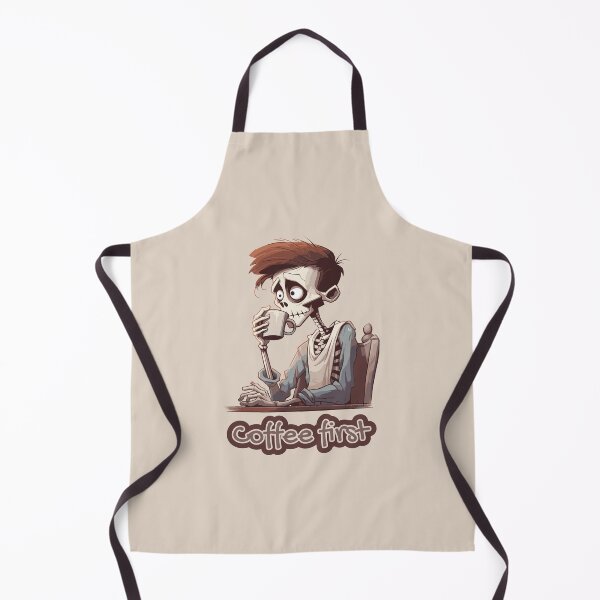 Item preview, Funny Tired Skeleton Cartoon | Coffee Lover | Tired Parent Humor | Overworked Office Life Art designed and sold by CroesCreations.