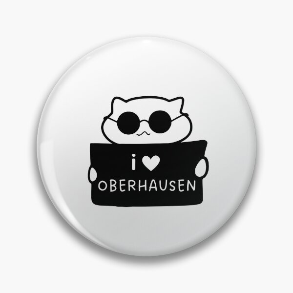 Item preview, I LOVE OBERHAUSEN | Cute Cat Illustration | Handwritten-style Font designed and sold by RM-Journey.
