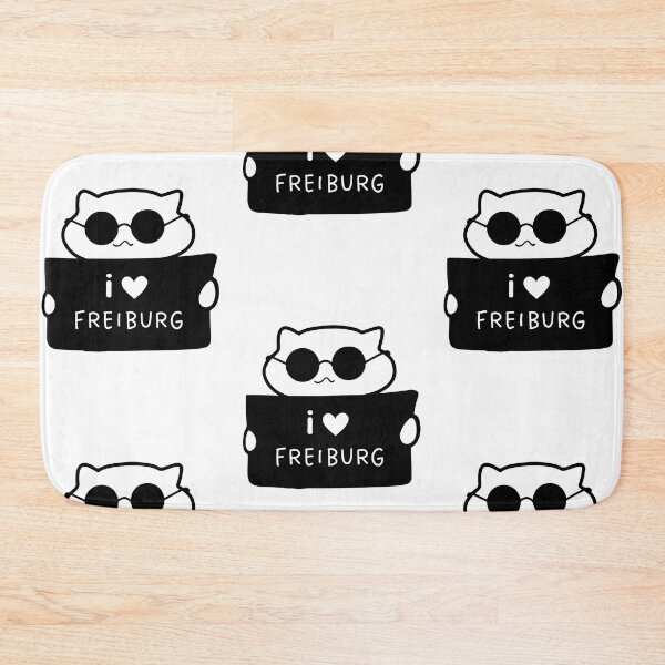 Item preview, I LOVE FREIBURG | Cute Cat Illustration | Handwritten-style Font designed and sold by RM-Journey.