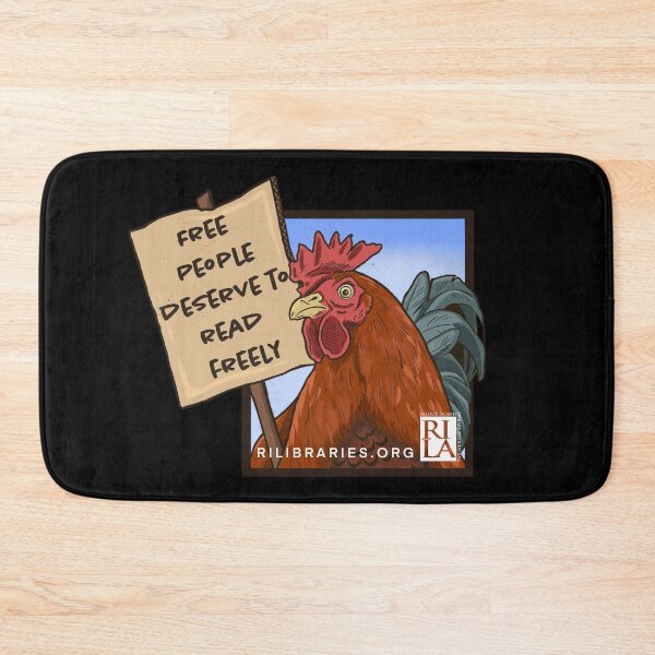 Item preview, Free People Deserve to Read Freely - Rhody designed and sold by RILIbraries.