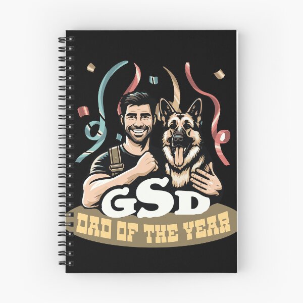Item preview, German Shepherd Dad of the Year - GSD Dad of the Year!  designed and sold by Woof-Worthy-ART.