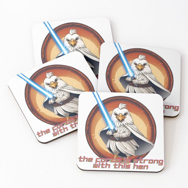 Item preview, The Force is Strong with this Hen designed and sold by RedBirdRanch.