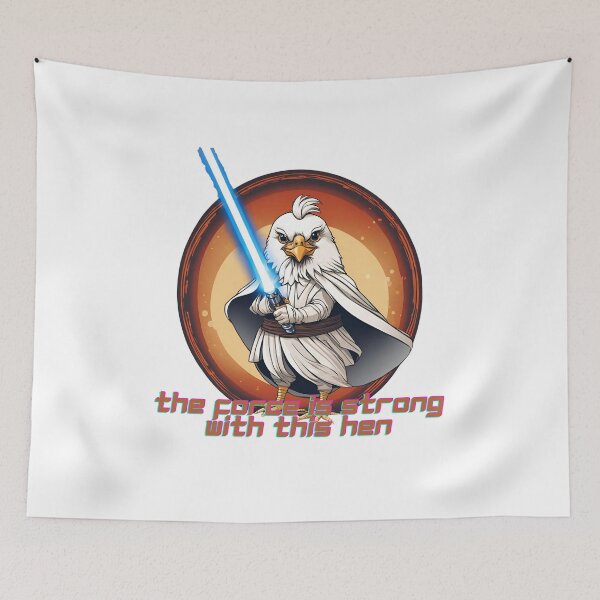 Item preview, The Force is Strong with this Hen designed and sold by RedBirdRanch.