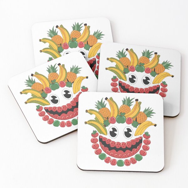 Item preview, Fruits face fruity face cheerful happy banana designed and sold by Newhyperion.
