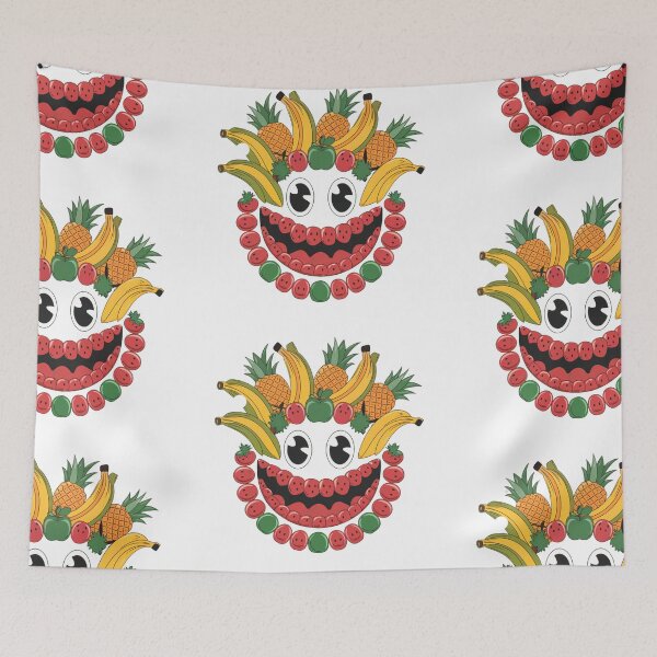 Item preview, Fruits face fruity face cheerful happy banana designed and sold by Newhyperion.