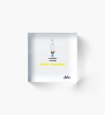 Mother Mary, Mary Magdalene, Black Madonna #divine #feminine Acrylic Block