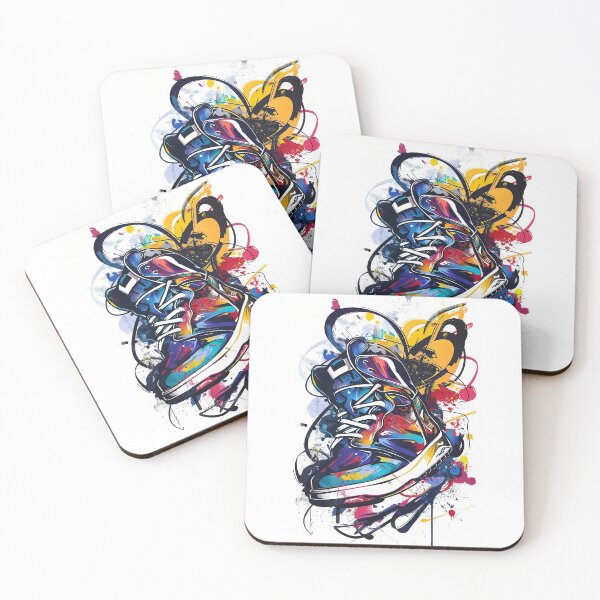 Item preview, Splashing Sneakers: Dynamic Pop Art designed and sold by dharanna.