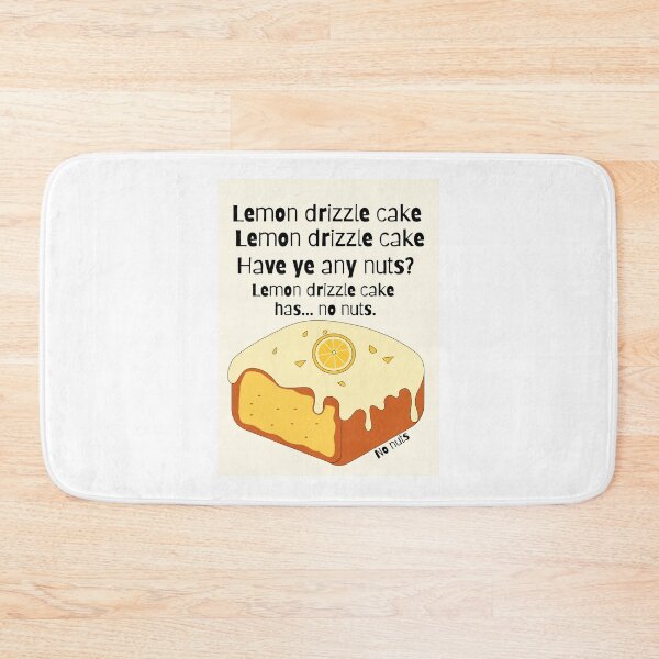 Item preview, Lemon Drizzle Cake, Have ye any nuts? designed and sold by RunningJoke.