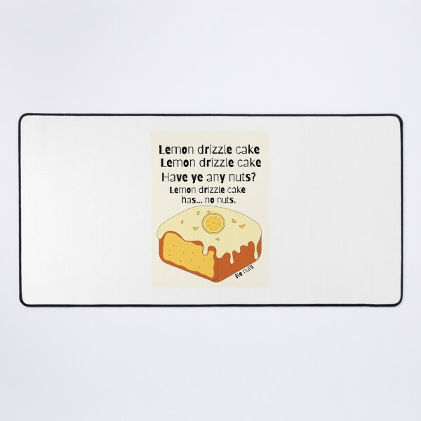 Item preview, Lemon Drizzle Cake, Have ye any nuts? designed and sold by RunningJoke.