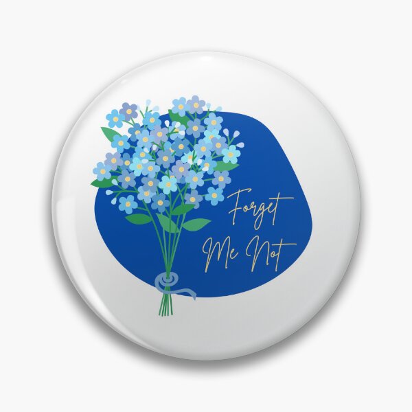 Item preview, Alaska State Forget Me Not Flower T-shirt Sticker designed and sold by ThinkNature!.