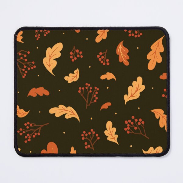 Item preview, Autumn Leaves Pattern Black  designed and sold by moon-rina.