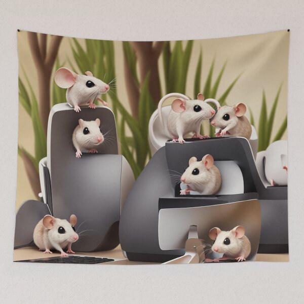 Item preview, Mice Explore - Slightly Off designed and sold by shakespeare1212.