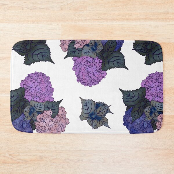Item preview, Happy Hydrangeas Pink and Purple designed and sold by LaniKaiArtistry.