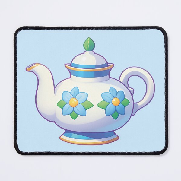 Item preview, Vintage Floral Teapot - Charming Retro Illustration designed and sold by Myndari.