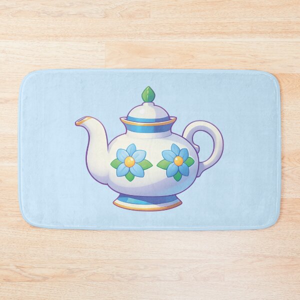 Item preview, Vintage Floral Teapot - Charming Retro Illustration designed and sold by Myndari.