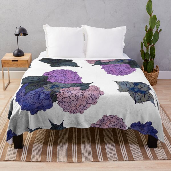 Item preview, Happy Hydrangeas Pink and Purple designed and sold by LaniKaiArtistry.