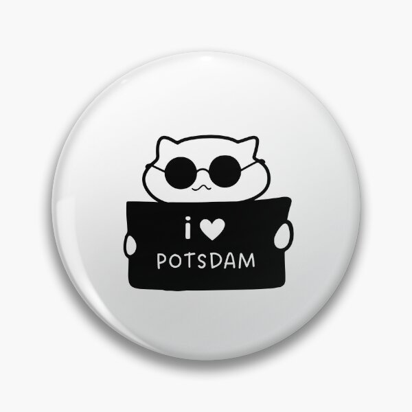 Item preview, I LOVE POTSDAM | Cute Cat Illustration | Handwritten-style Font designed and sold by RM-Journey.
