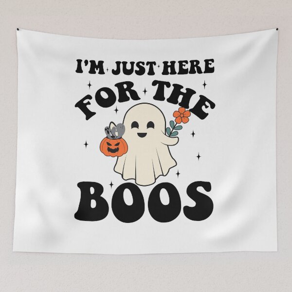 Item preview, im just here for the boos, funny boos designed and sold by khallidaart.