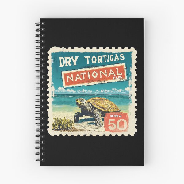 Item preview, Retro National Park: Dry Tortugas Turtle Edition designed and sold by Pujo Design.