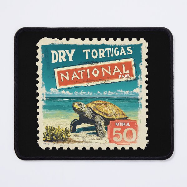 Item preview, Retro National Park: Dry Tortugas Turtle Edition designed and sold by Pujo Design.