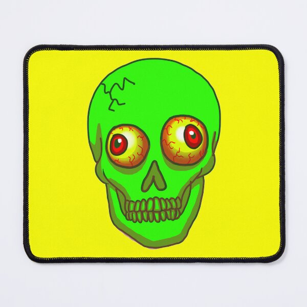 Item preview, Wacky Neon Green Skull  designed and sold by TeneseKeshi.