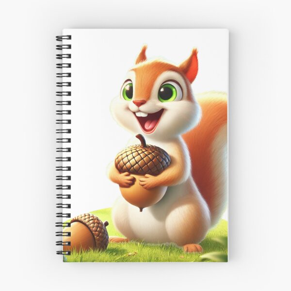 Item preview, Happy Squirrel with Acorn designed and sold by Sunrise427.