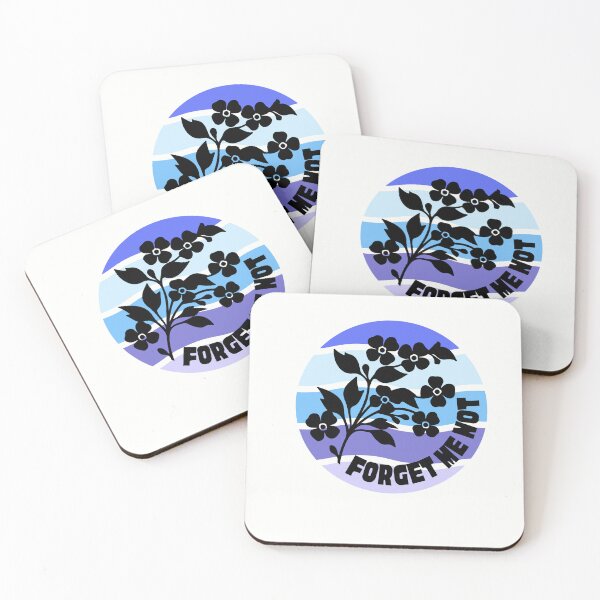 Artikelvorschau, Alaska State Vergissmeinnicht Blumen-T-Shirt Sticker entworfen und verkauft von ThinkNature!.