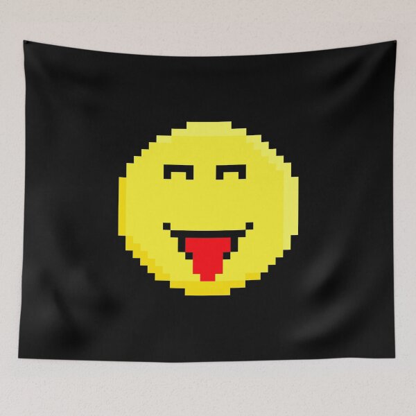 Item preview, Epic face pixel emoji meme pin sticker  designed and sold by CyberPunk2088.