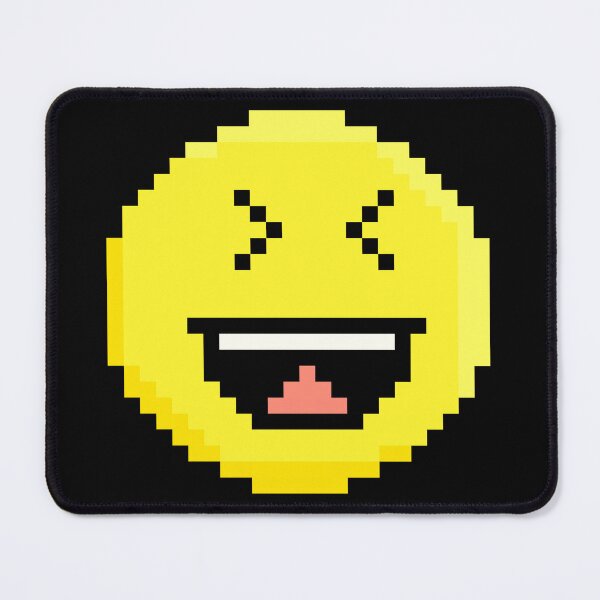 Item preview, Epic face pixel emoji meme pin sticker designed and sold by CyberPunk2088.