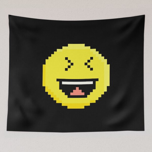 Item preview, Epic face pixel emoji meme pin sticker  designed and sold by CyberPunk2088.