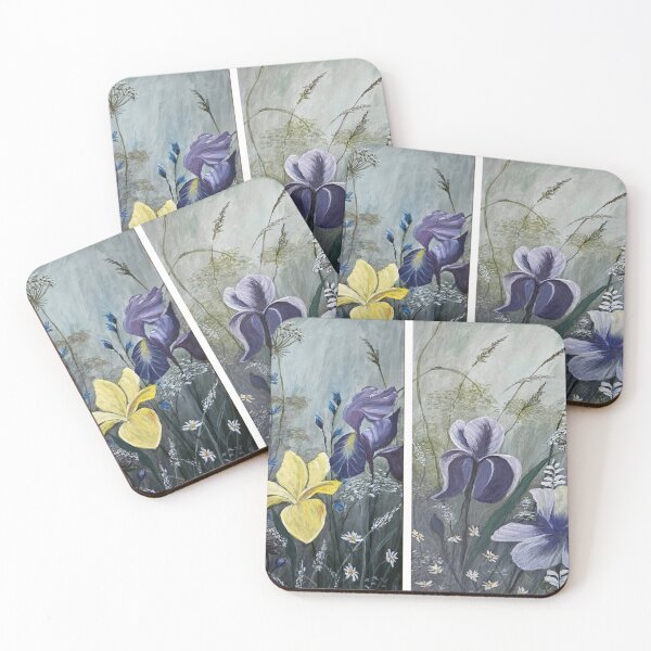 Item preview, Meadow with irises designed and sold by Alla Gill.