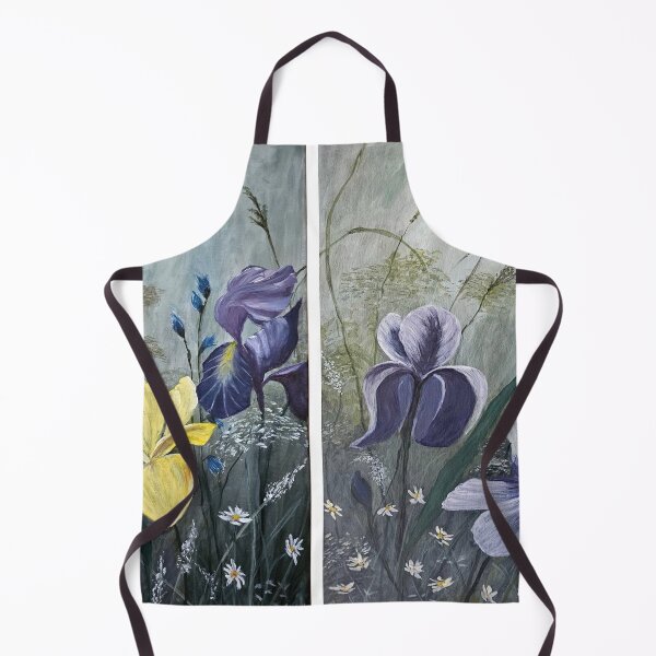 Item preview, Meadow with irises designed and sold by Alla Gill.