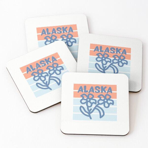 Artikelvorschau, Alaska State Vergissmeinnicht Blumen-T-Shirt Sticker entworfen und verkauft von ThinkNature!.