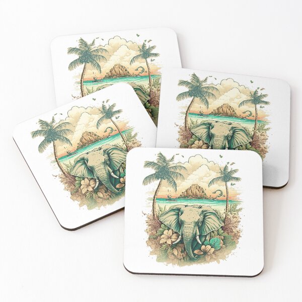 Item preview, Elephant Dreaming in Paradise designed and sold by WildlifeSafari.