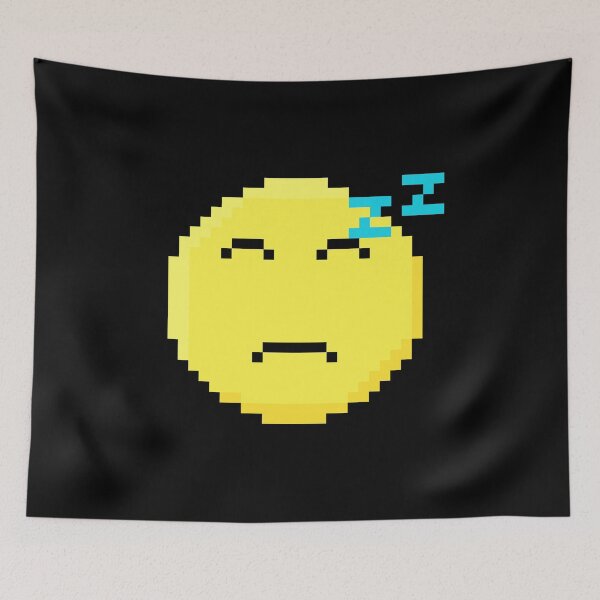 Item preview, Epic face pixel emoji meme pin sticker  designed and sold by CyberPunk2088.