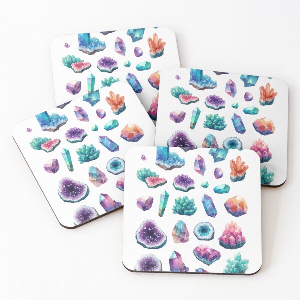 Item preview, Magical Crystal Stickers | Gemstone & Geode Collection for Spiritual and Mineral Lovers designed and sold by FlowerMyLove.
