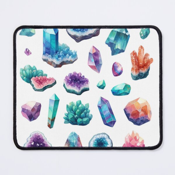 Item preview, Magical Crystal Stickers | Gemstone & Geode Collection for Spiritual and Mineral Lovers designed and sold by FlowerMyLove.