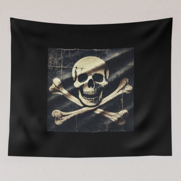 Item preview, Skull and Cross Bones Flag designed and sold by Sunrise427.
