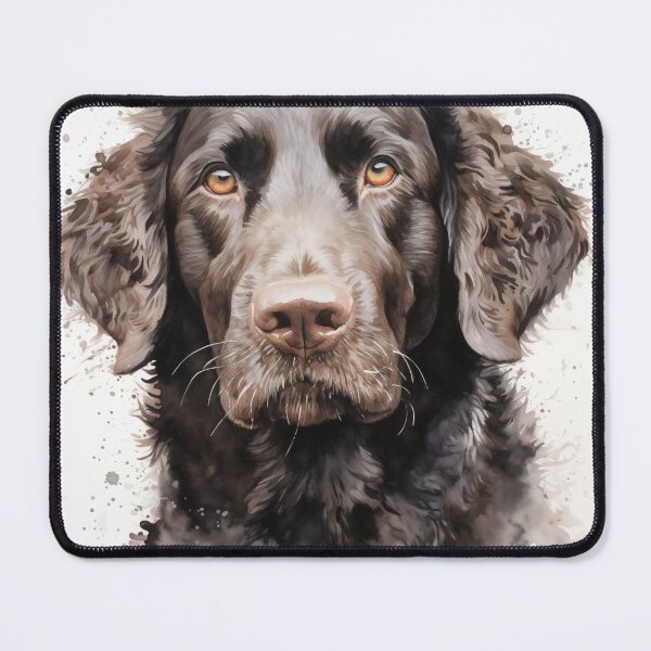Item preview, Retrato de un retriever de pelo rizado designed and sold by Samuelsboro.