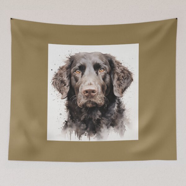 Item preview, Curly Coated Retriever Portrait designed and sold by Samuelsboro.