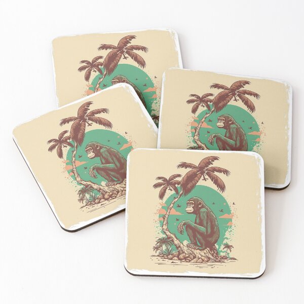 Item preview, Charming Chimp on a Tropical Escape designed and sold by WildlifeSafari.