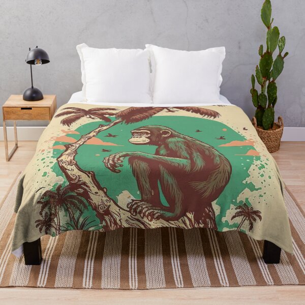 Item preview, Charming Chimp on a Tropical Escape designed and sold by WildlifeSafari.