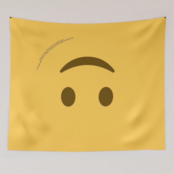 Item preview, Upside-Down Face Emoji designed and sold by VeryRandomShop.