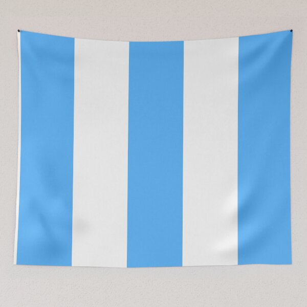 Item preview, Blue White Stripes / Blue White Pin Stripes designed and sold by Victoria Rose.