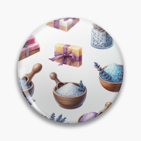 Item preview, Lavender Bliss Bath & Self-Care Stickers | Calming Spa Collection for Relaxation designed and sold by FlowerMyLove.
