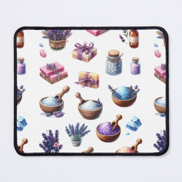 Item preview, Lavender Bliss Bath & Self-Care Stickers | Calming Spa Collection for Relaxation designed and sold by FlowerMyLove.