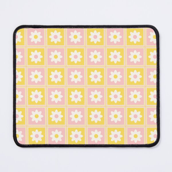 Item preview, Raspberry Lemonade Floral Checkers designed and sold by sustainablyjill.
