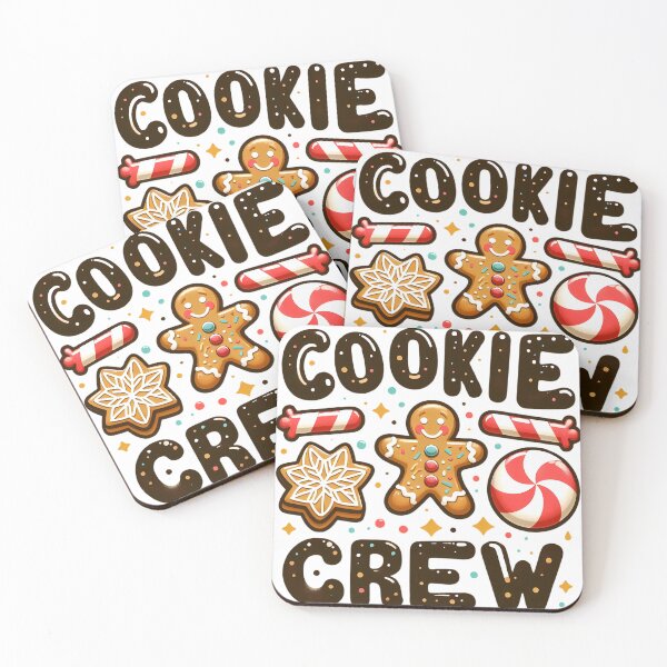 Item preview, "Cookie Crew" Cute Merry Christmas  Cookies designed and sold by CrasyART.